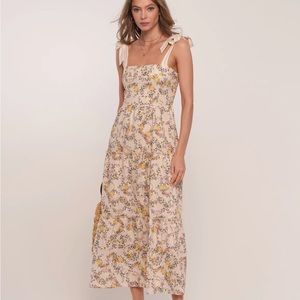 Floral Tie Strap Dress